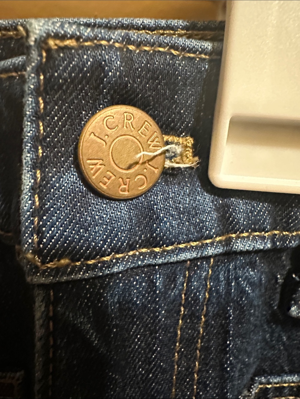 J. Crew Dark Blue Wide-Leg Jeans - Picture 5 of 6